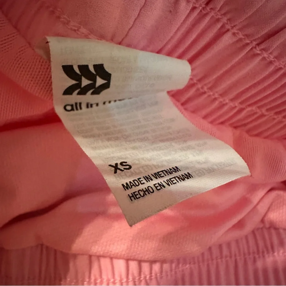 Women's Pink Athletic Shorts All in Motion Size XS‎ Running Shorts Gym EUC